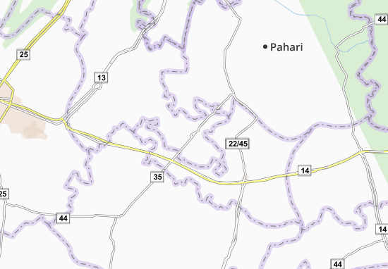 Kaart Plattegrond Govindgarb