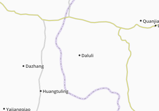 Kaart Plattegrond Daluli