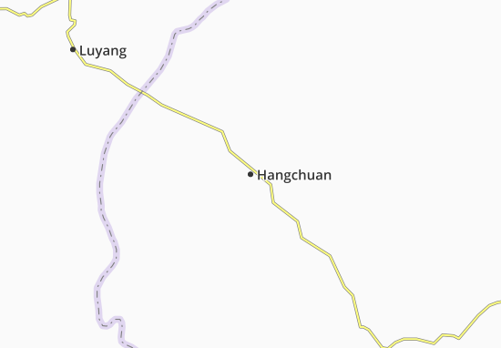 Mapa Hangchuan