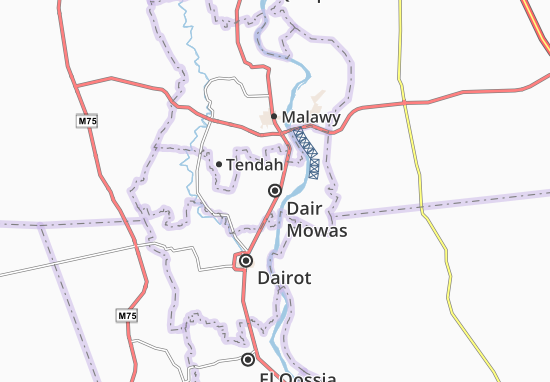 Karte Stadtplan Dair Mowas