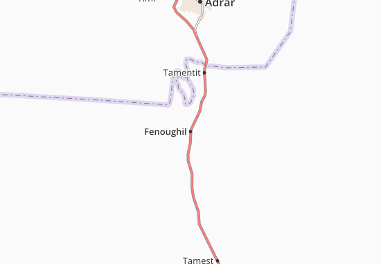 Mapa Fenoughil