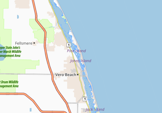 Indian River Shores Map