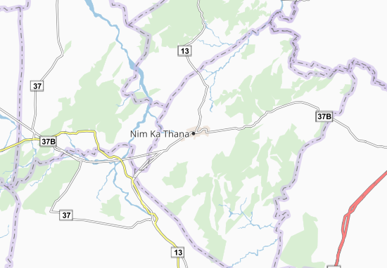 Karte Stadtplan Nim Ka Thana