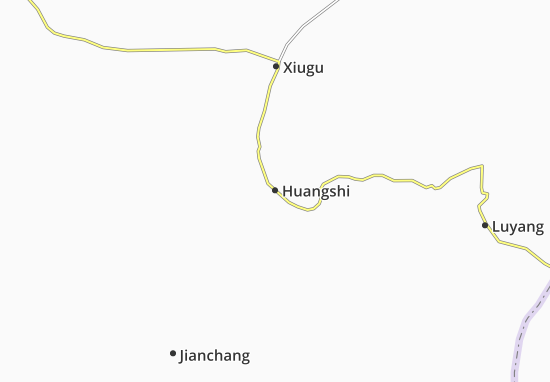 Kaart Plattegrond Huangshi