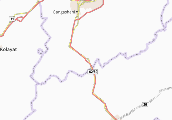 Karte Stadtplan Deshnok