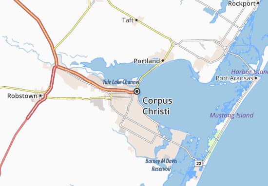 Kaart Plattegrond Corpus Christi