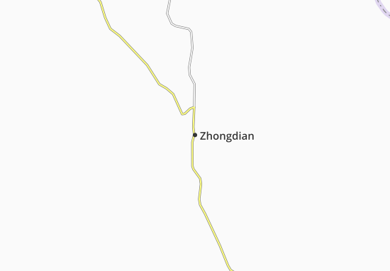 Kaart Plattegrond Zhongdian
