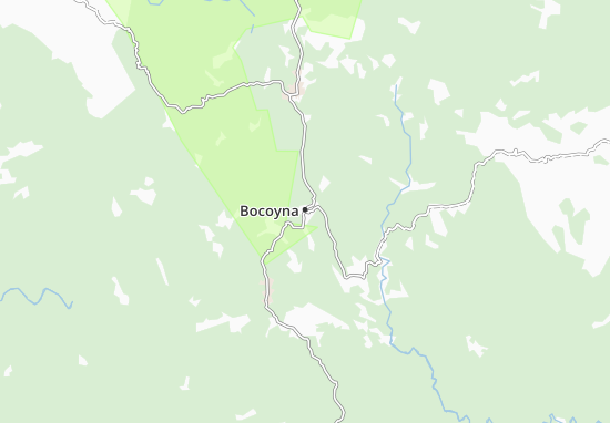 Mapa Bocoyna