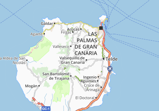Mapa Vega de San Mateo