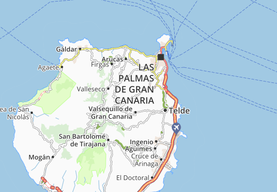 Santa Brígida Map