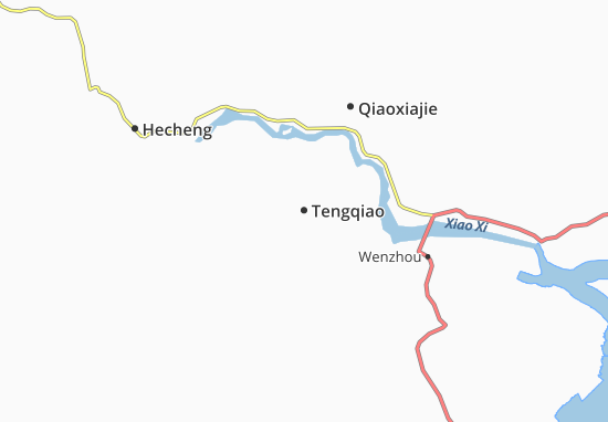 Mapa Tengqiao