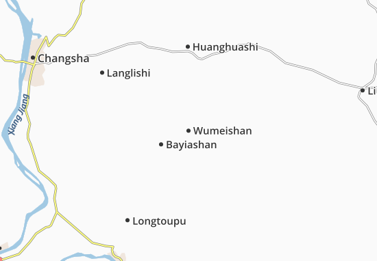 Kaart Plattegrond Wumeishan