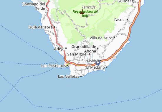 Valle de San Lorenzo Map
