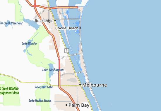 Carte-Plan South Patrick Shores