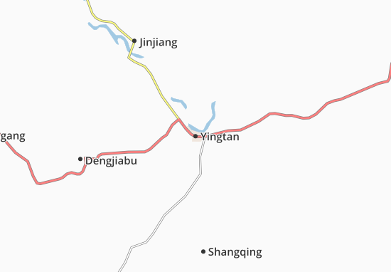 Karte Stadtplan Yingtan