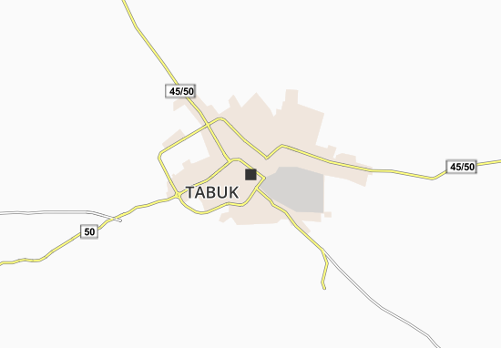 Mapa Tabuk