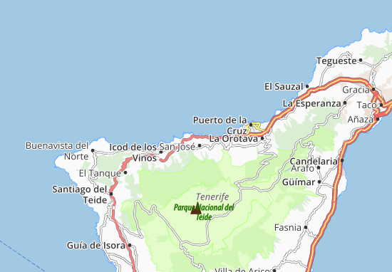 factor sugerir Interpretación Mapa MICHELIN San Juan de la Rambla - plano San Juan de la Rambla -  ViaMichelin