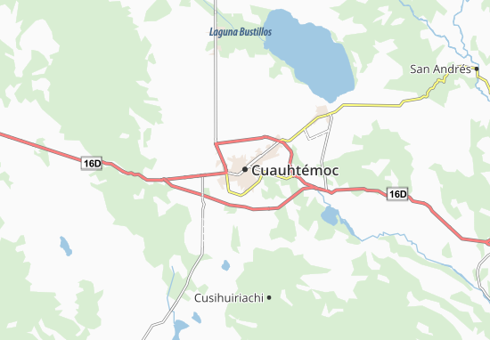 Karte Stadtplan Cuauhtémoc