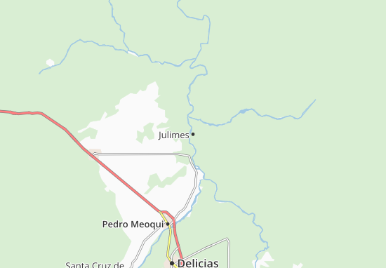 Karte Stadtplan Julimes
