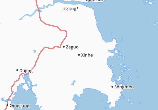 Kaart Plattegrond Xinhe