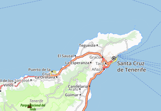 Tacoronte Map