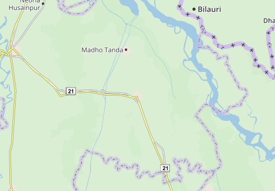 Kaart Plattegrond Puranpur