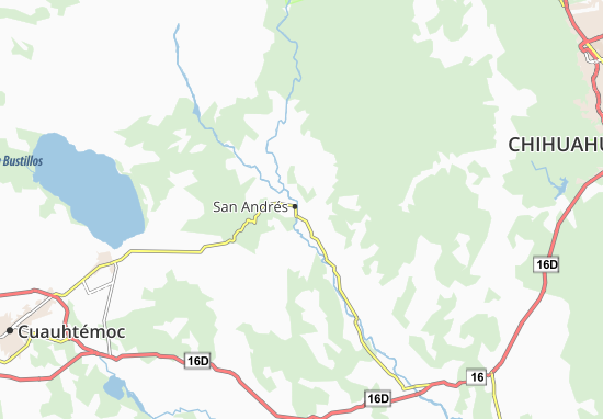 San Andrés Map