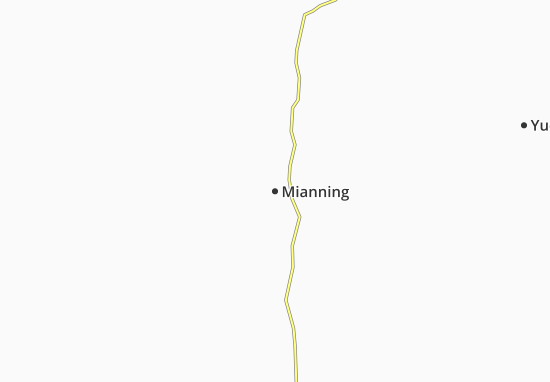 Mianning Map