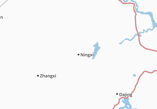 Kaart Plattegrond Ningxi