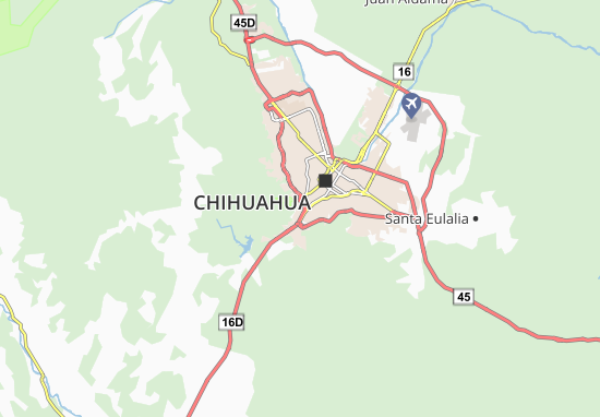Karte Stadtplan Alfredo Chávez