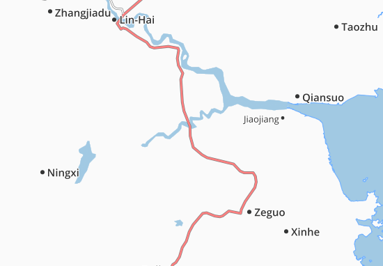 Karte Stadtplan Huangyan