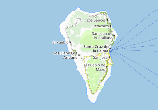 Mapa Los Llanos de Aridane