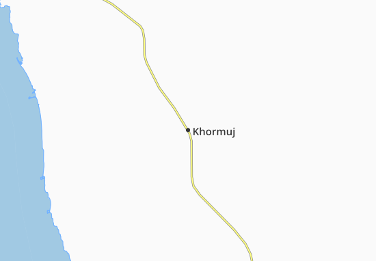 Mapa Khormuj