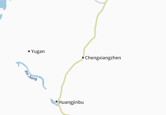 Kaart Plattegrond Chengxiangzhen