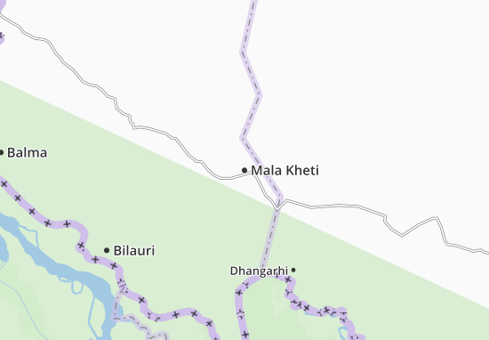 Karte Stadtplan Mala Kheti