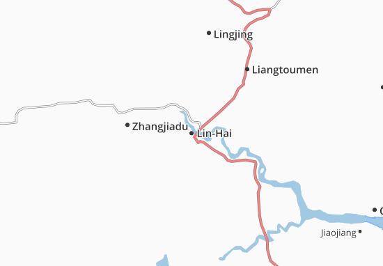 Karte Stadtplan Lin-Hai