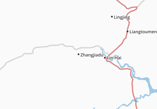 Karte Stadtplan Zhangjiadu