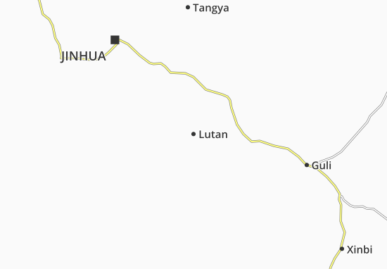 Karte Stadtplan Lutan