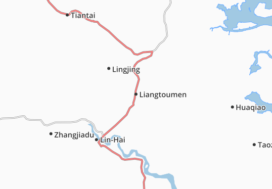Mapa Liangtoumen