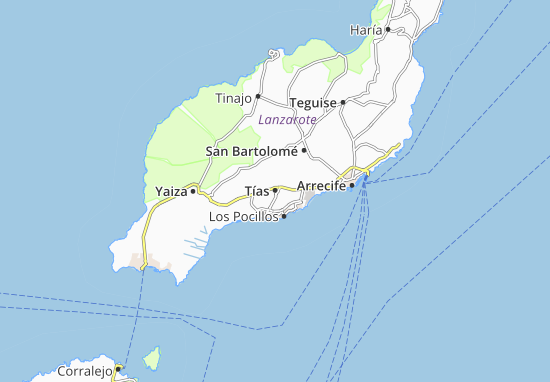 Kaart Plattegrond Tías