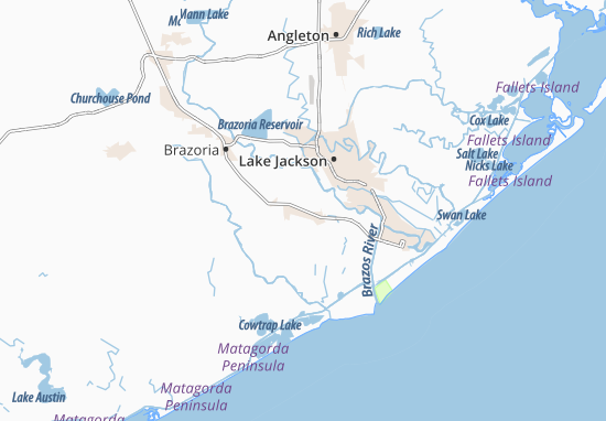 Jones Creek Map