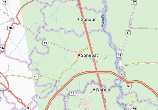Sonepat Map