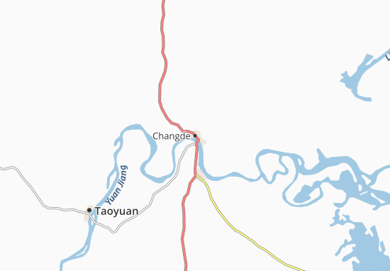 Kaart Plattegrond Changde
