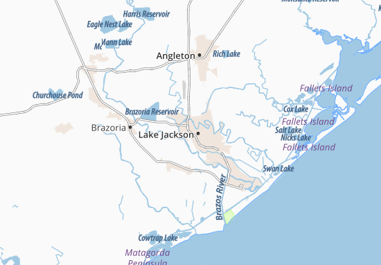 Lake Jackson Map