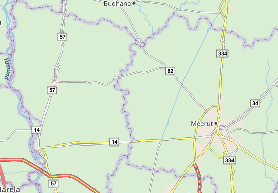 Kaart Plattegrond Hasanpur Razanpur
