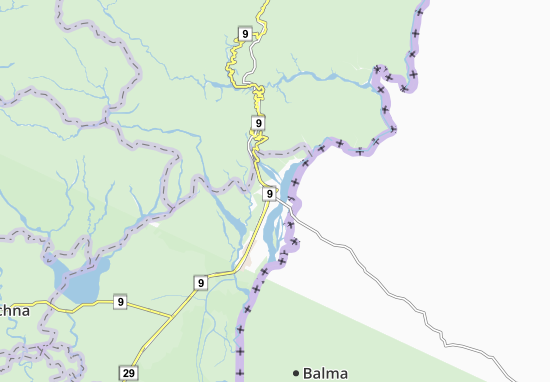 Mapa Tanakpur