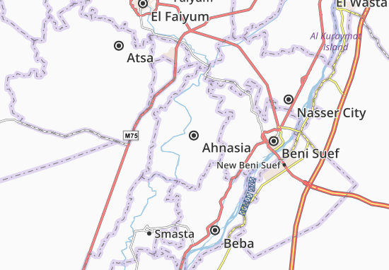 Kaart Plattegrond Ahnasia