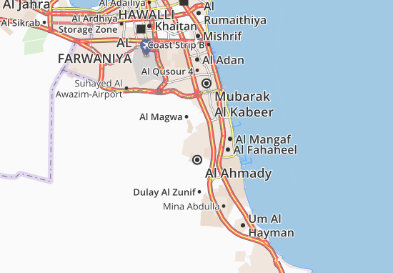 Karte Stadtplan Al Ahmady City 16