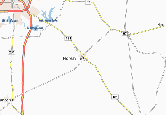 Mapa Floresville