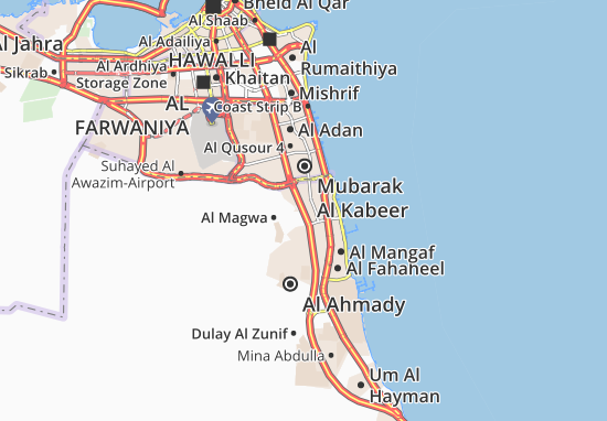 Karte Stadtplan Hadiya